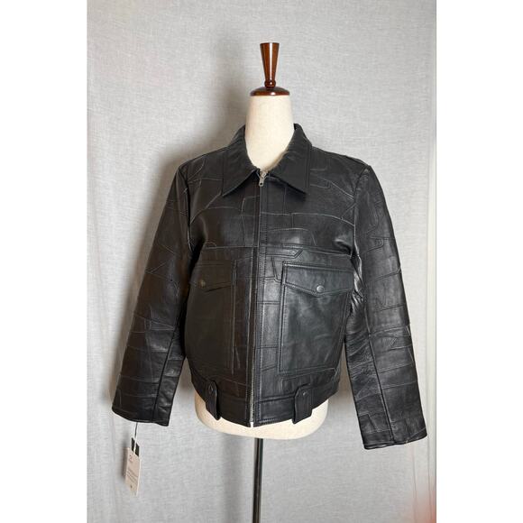 Understated Leather Jackets & Blazers - Understated Leather Black Vixen Leather Moto Jacket
Size Large 
NWT